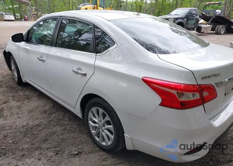2018 Nissan Sentra Sv from USA, damaged, VIN 3N1AB7AP2JY267072